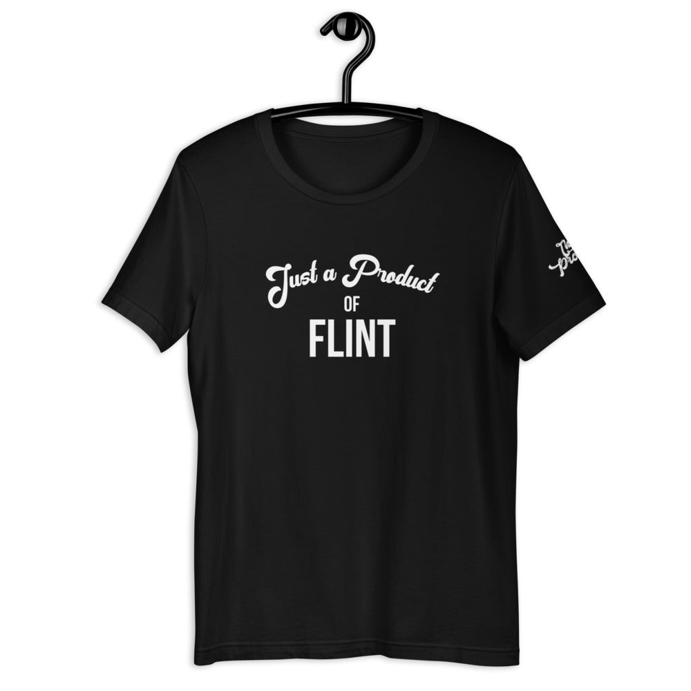 "Just a Product of Flint" Short-sleeve unisex t-shirt