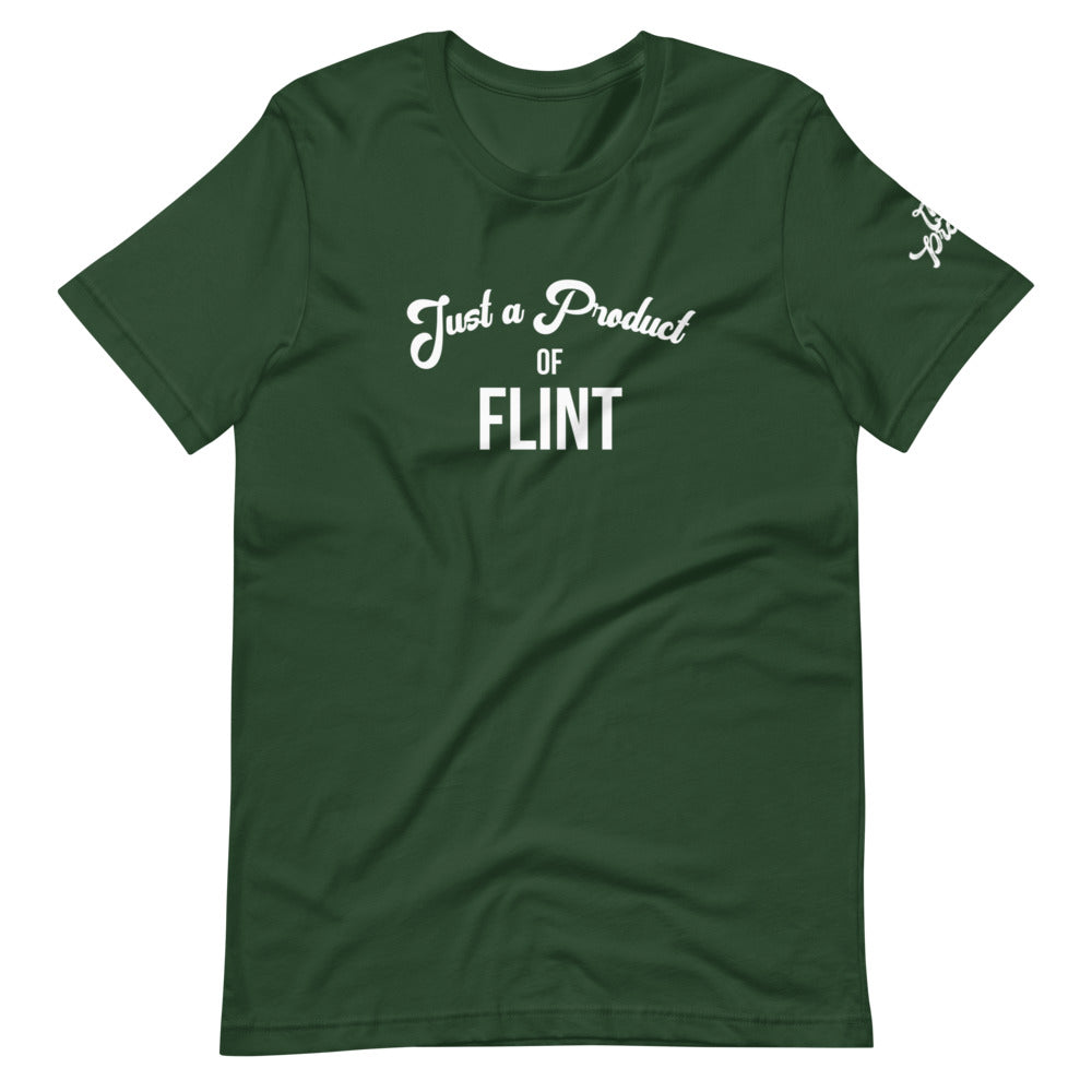 "Just a Product of Flint" Short-sleeve unisex t-shirt