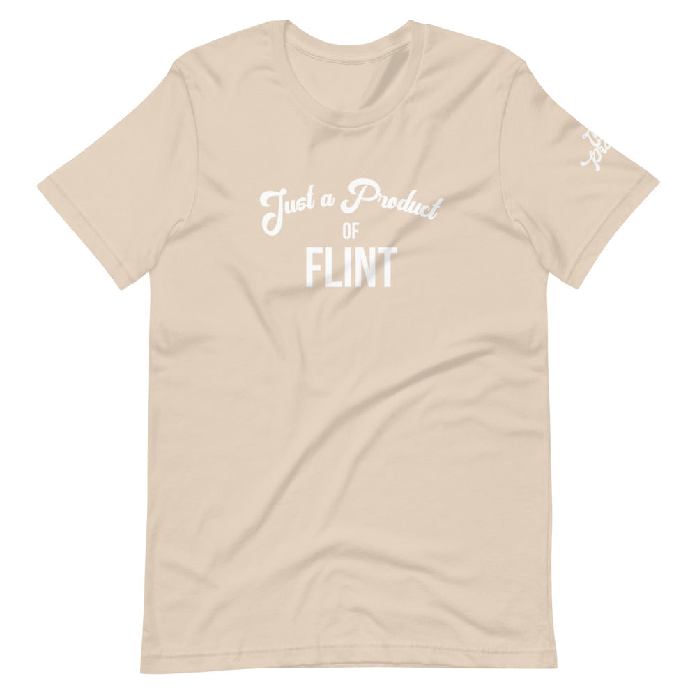 "Just a Product of Flint" Short-sleeve unisex t-shirt