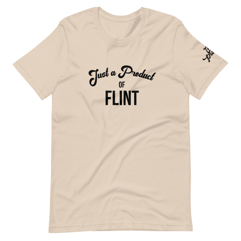 "Just a Product of Flint" Short-sleeve unisex t-shirt